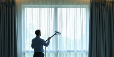 Commercial curtain stain removal service mitcham-vic hotels offices restaurants